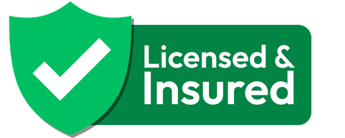 Green shield verification badge showing licensed and insured status for fence builders Hawkes Bay.